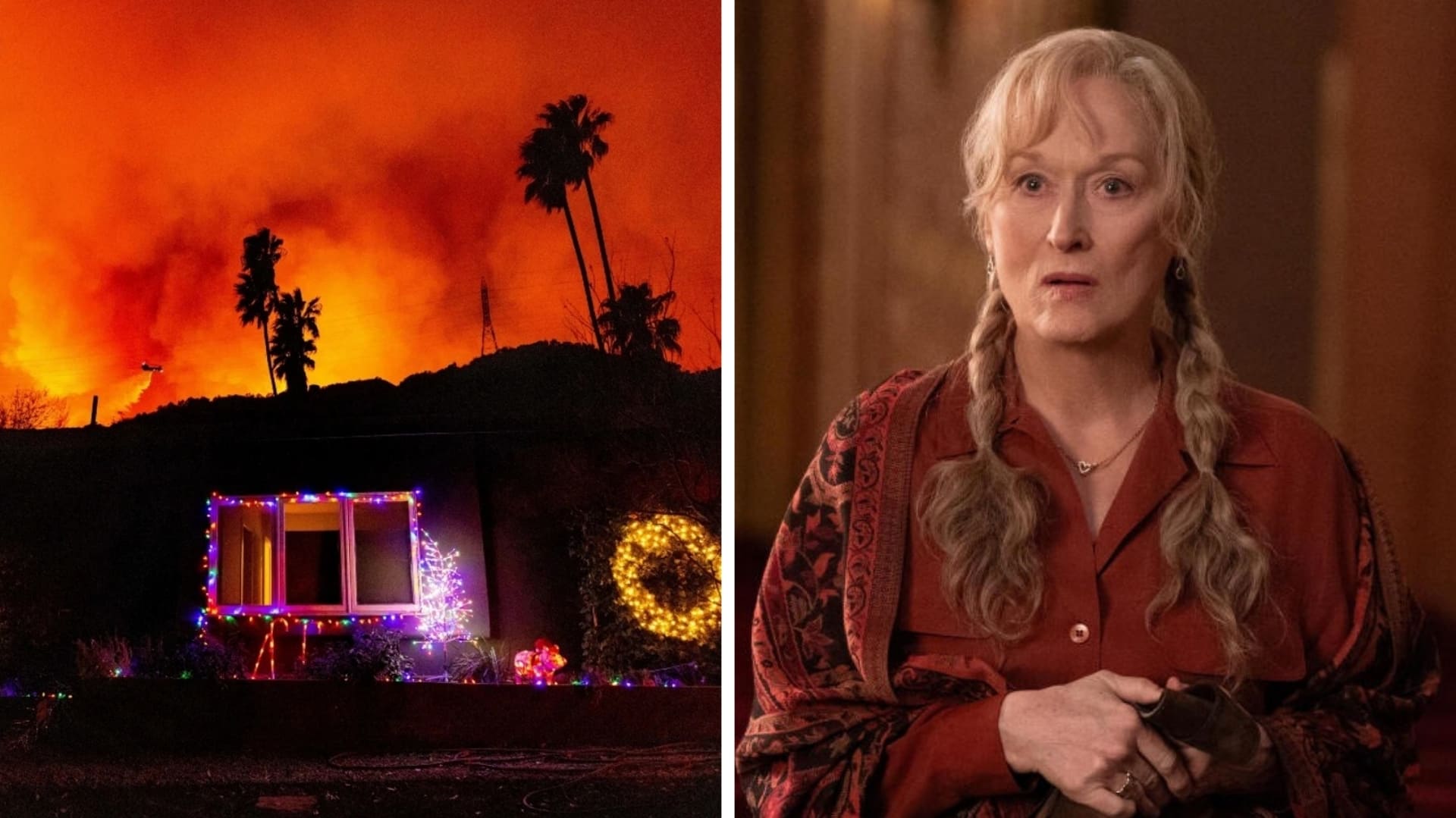 ¿Cortó una reja? ¿Cómo escapó Meryl Streep de los incendios en Los Ángeles?