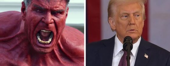 red hulk y donald trump