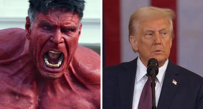 red hulk y donald trump