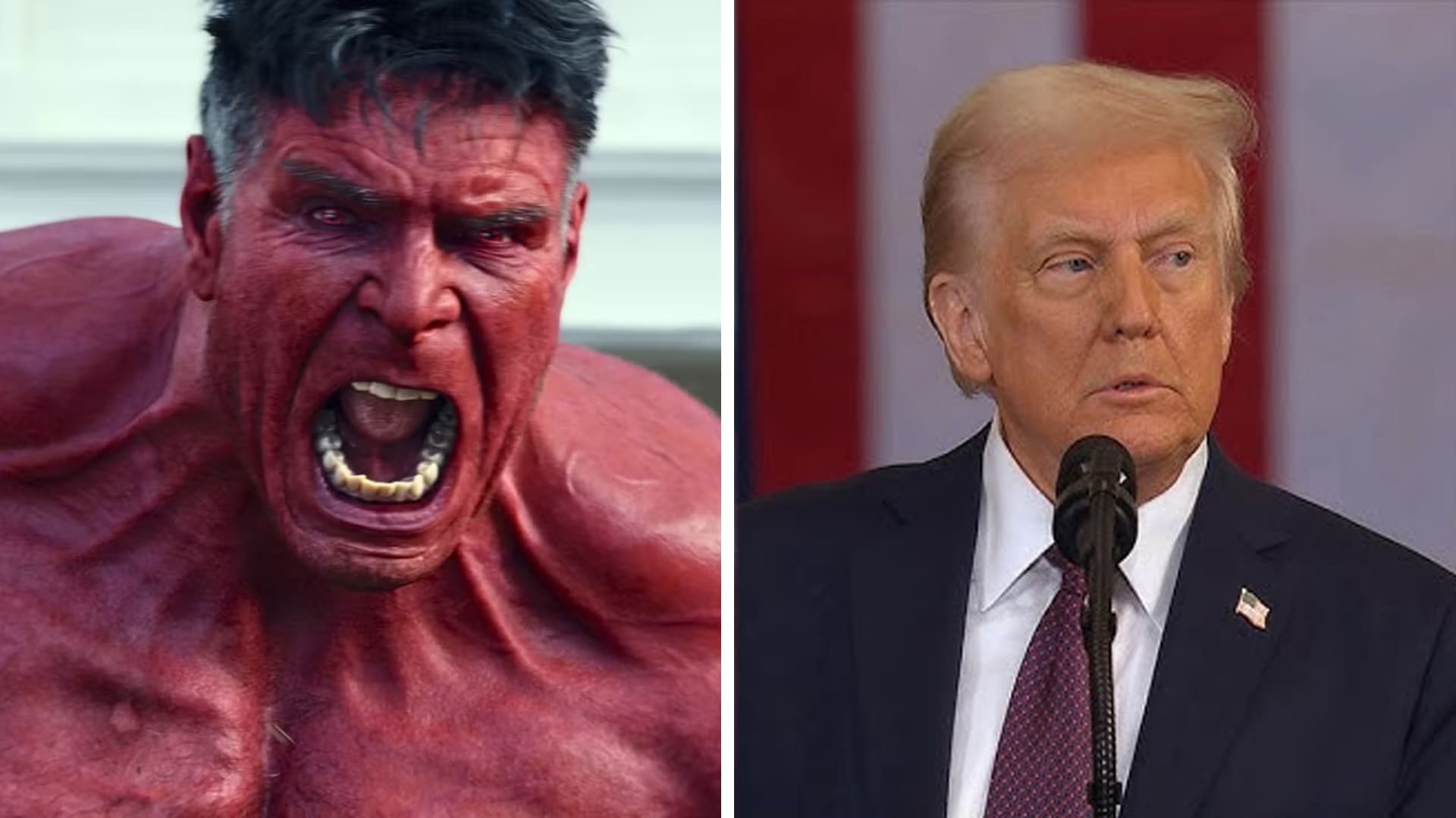 ¿Se parecen Red Hulk y Donald Trump? Así responde Anthony Mackie