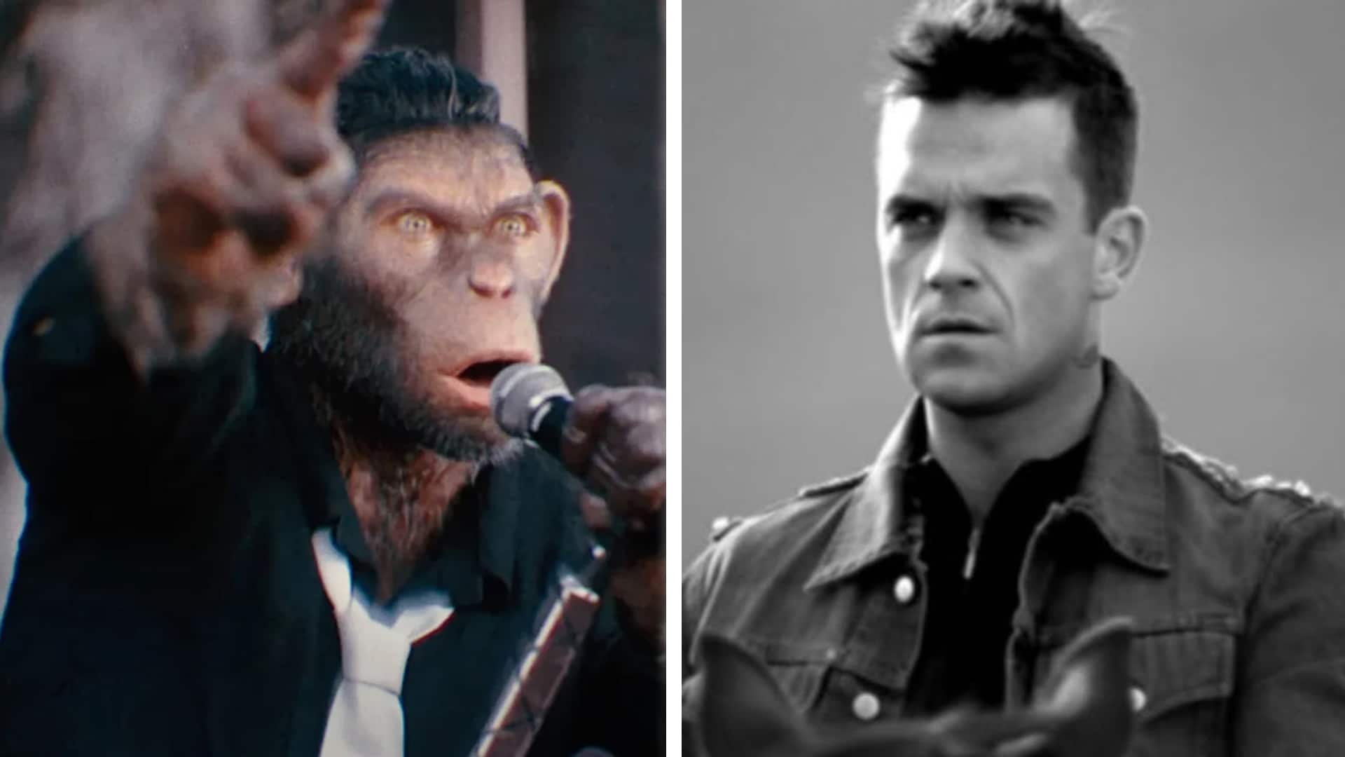 ¿Se identifica? Robbie Williams revela por qué es un chimpancé en Better Man  