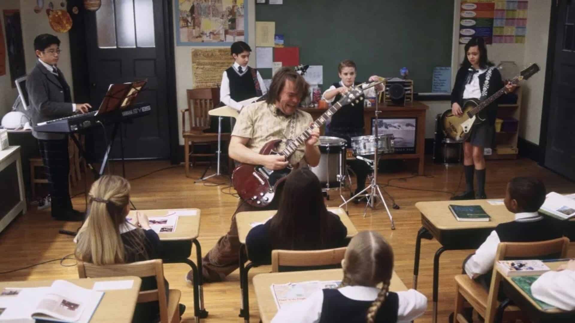 school of rock scene