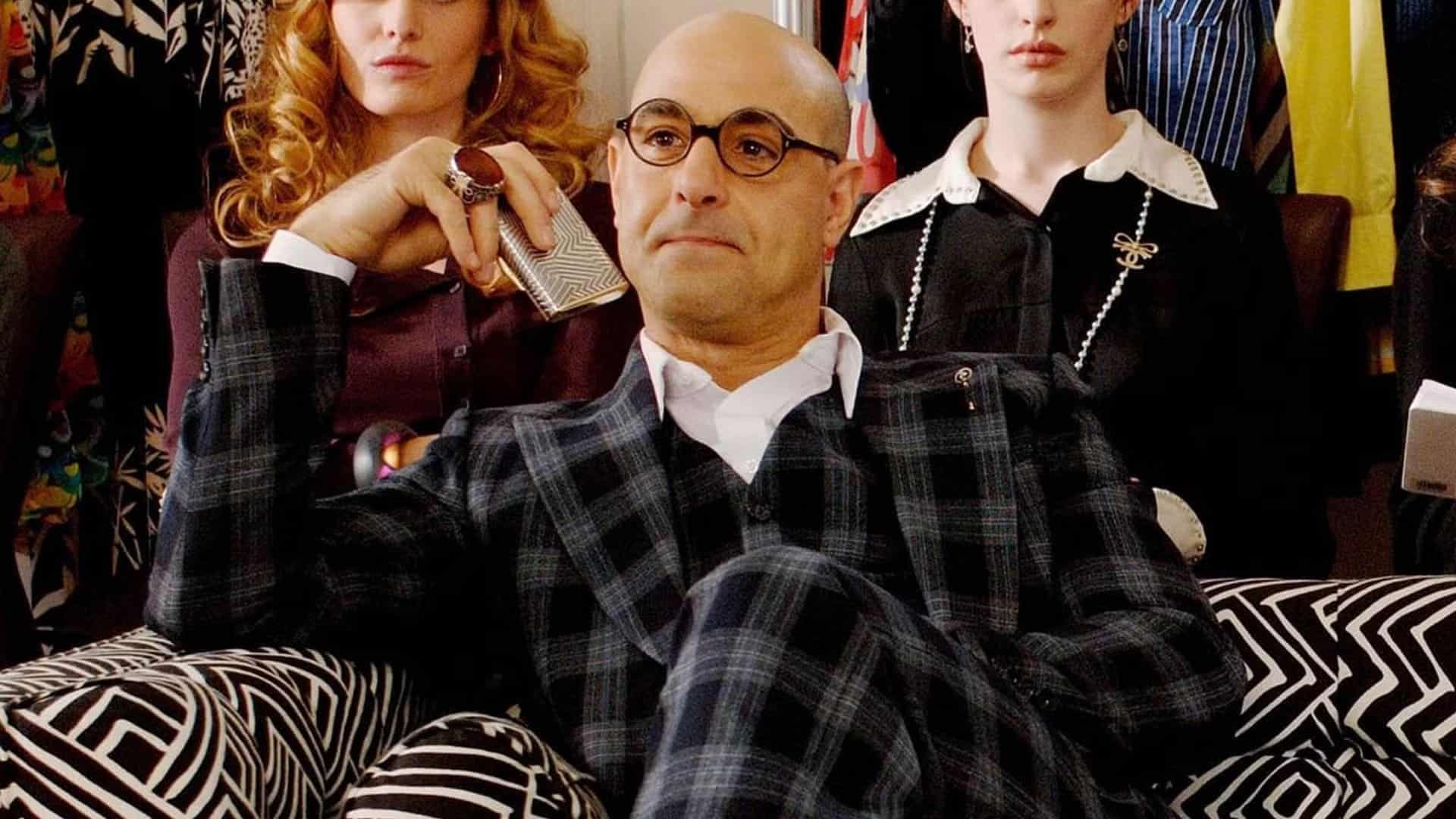 stanley tucci en el diablo viste a la moda