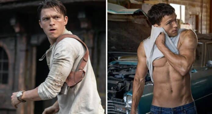 tom holland músculos