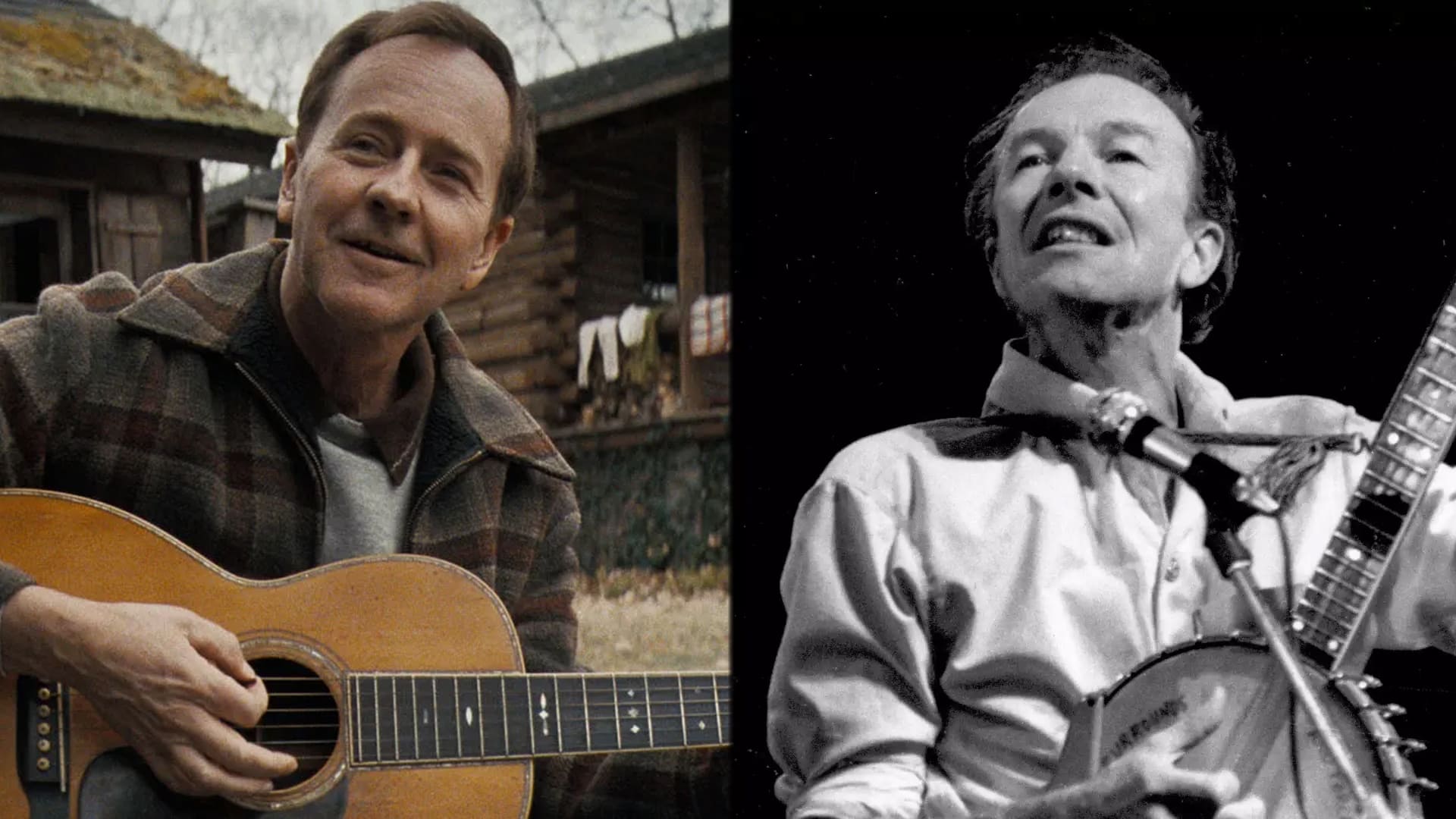 edward norton como pete seeger en un completo desconocido