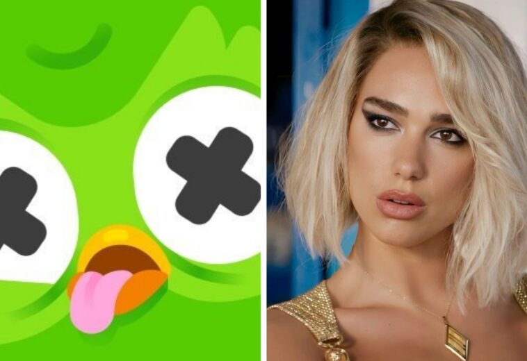 ¡En luto! Dua Lipa reacciona a la muerte del búho de Duolingo