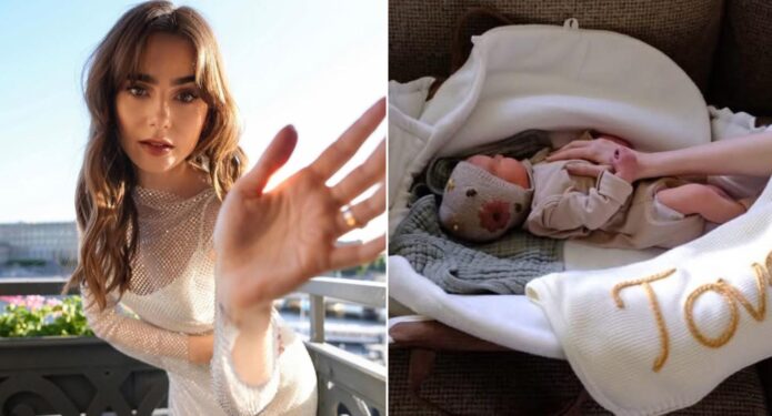 Lily Collins y Charlie McDowell dan la bienvenida a su primera hija