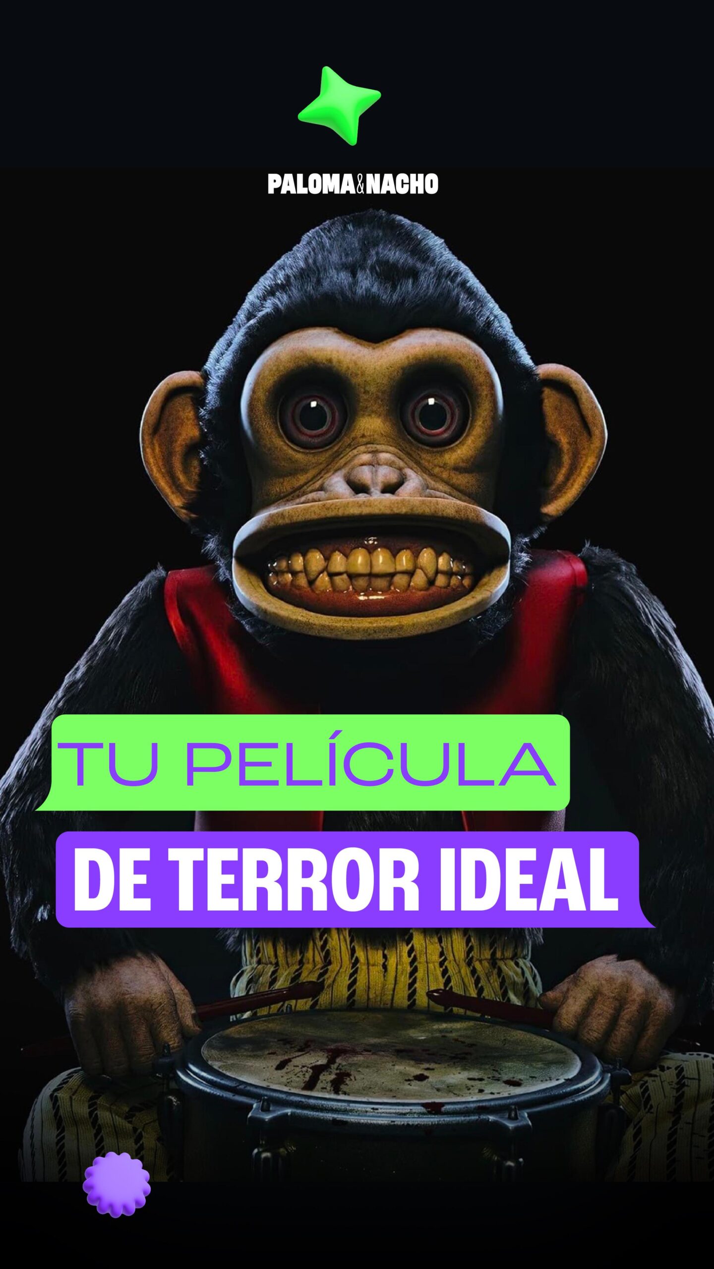 Tu película de terror favorita según tu personalidad El mono 