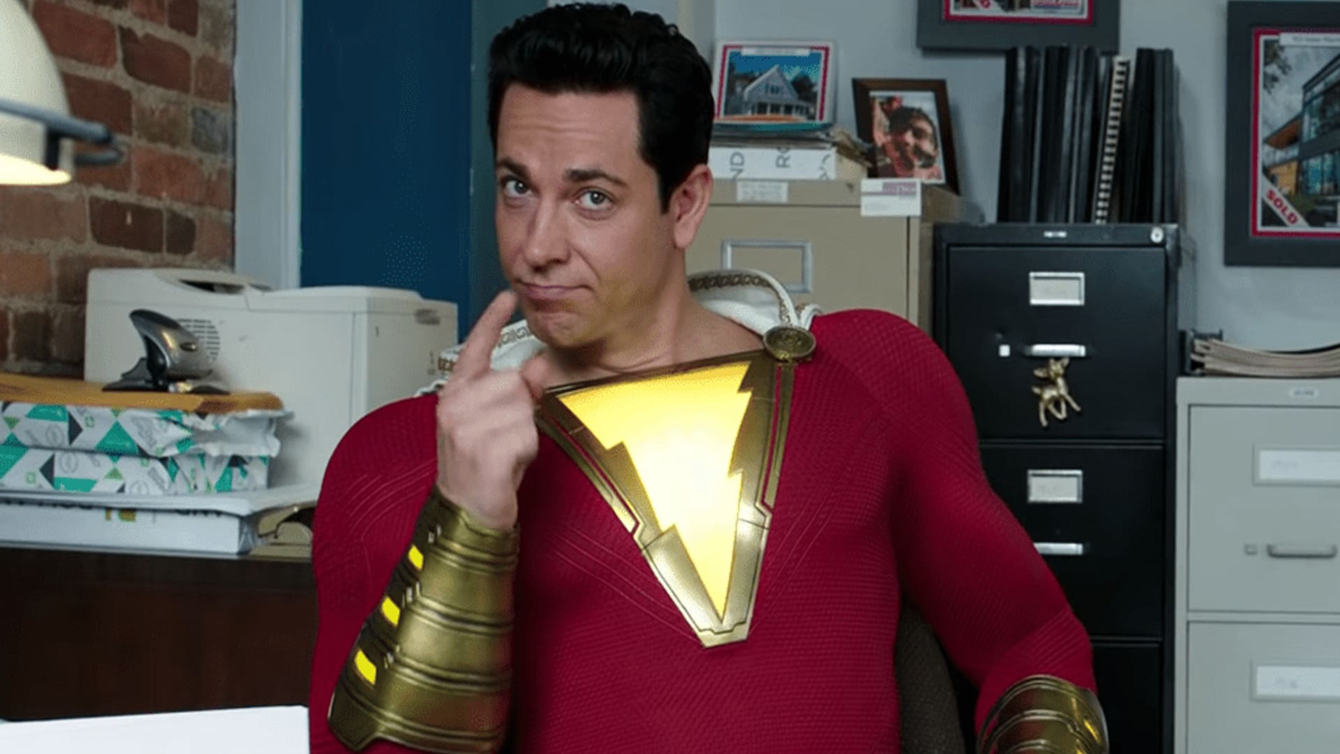 Zachary Levi en ¡Shazam!