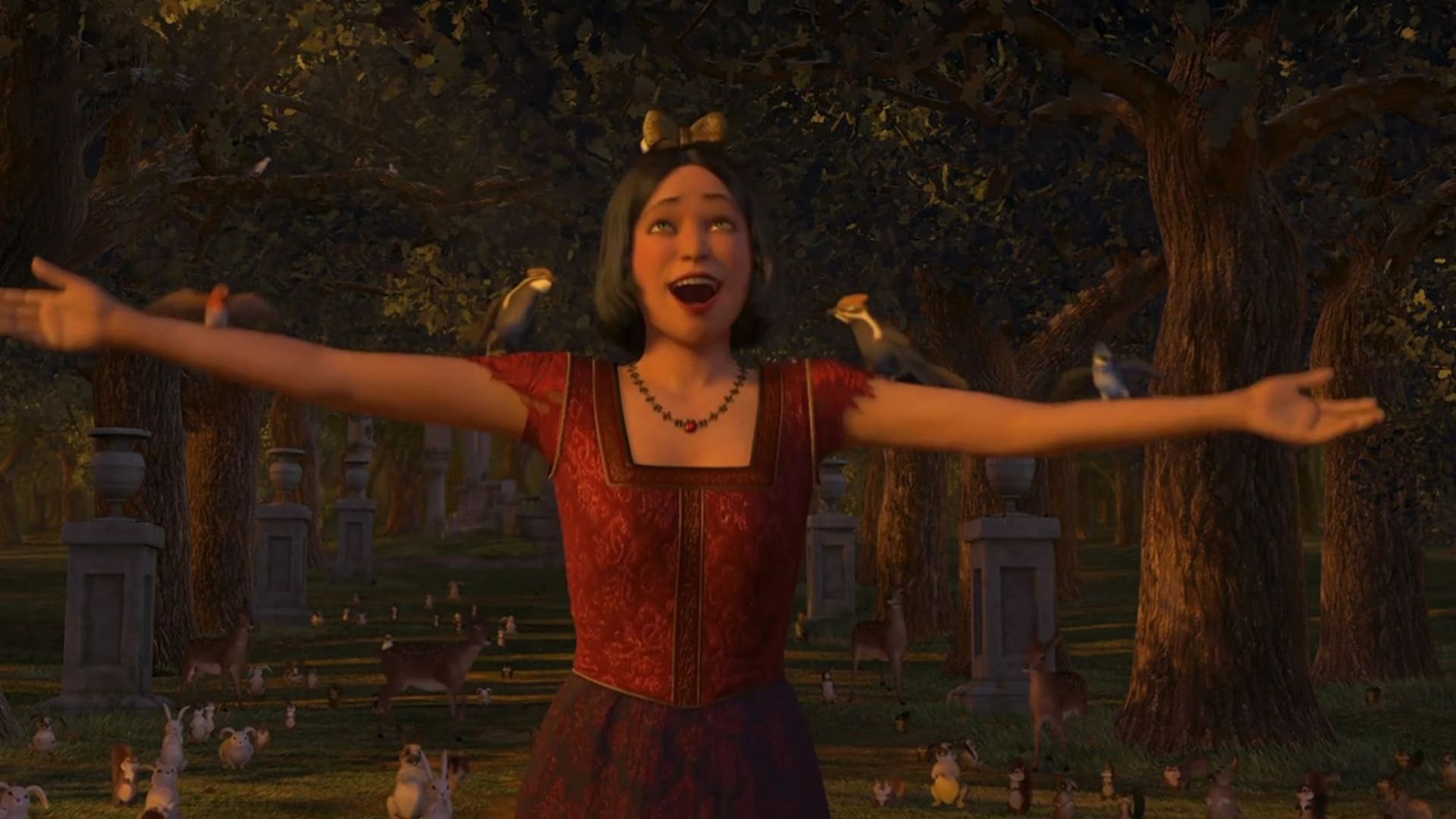 blancanieves en shrek 3