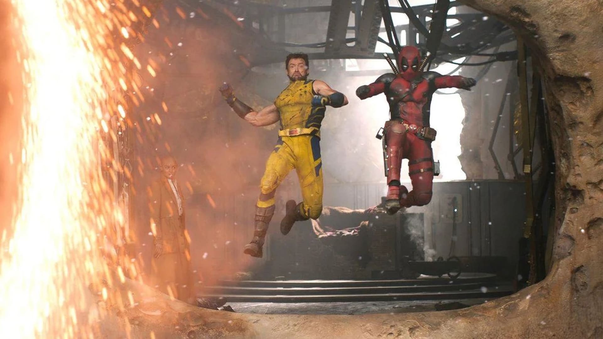 Deadpool y Wolverine escena portal