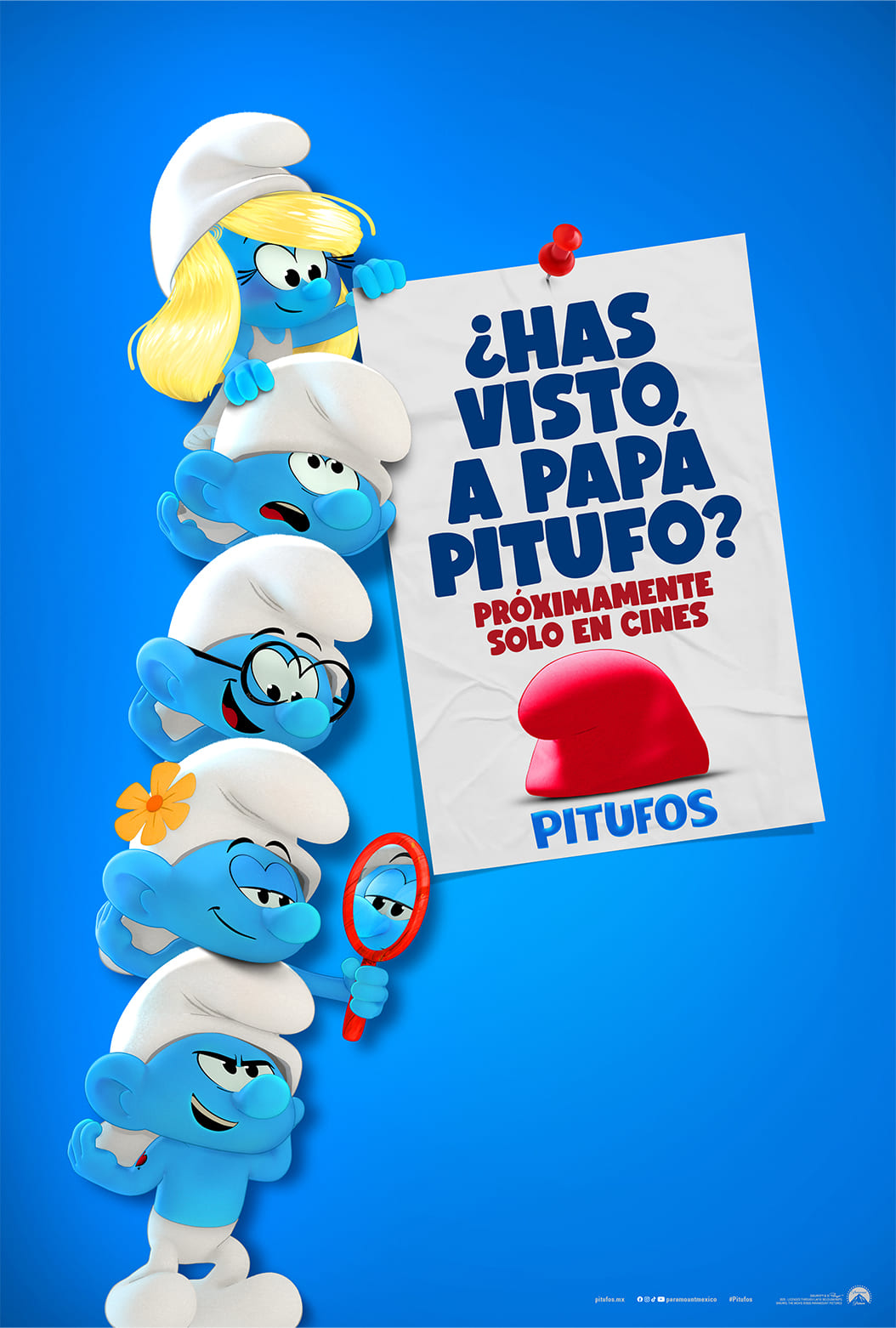 Pitufos película póster