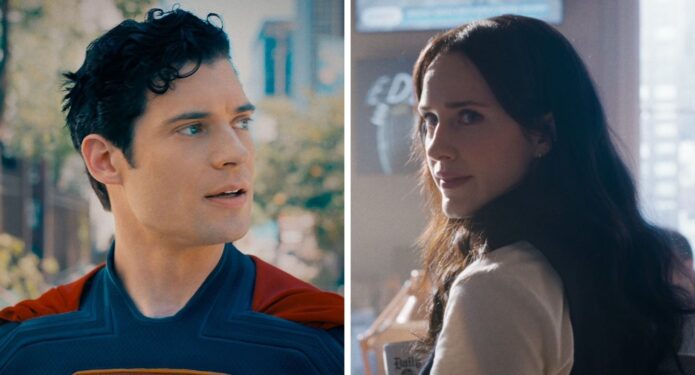 rachel brosnahan vio a david corenswet como superman