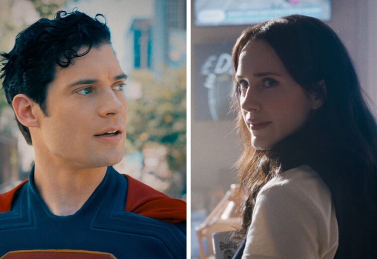 rachel brosnahan vio a david corenswet como superman