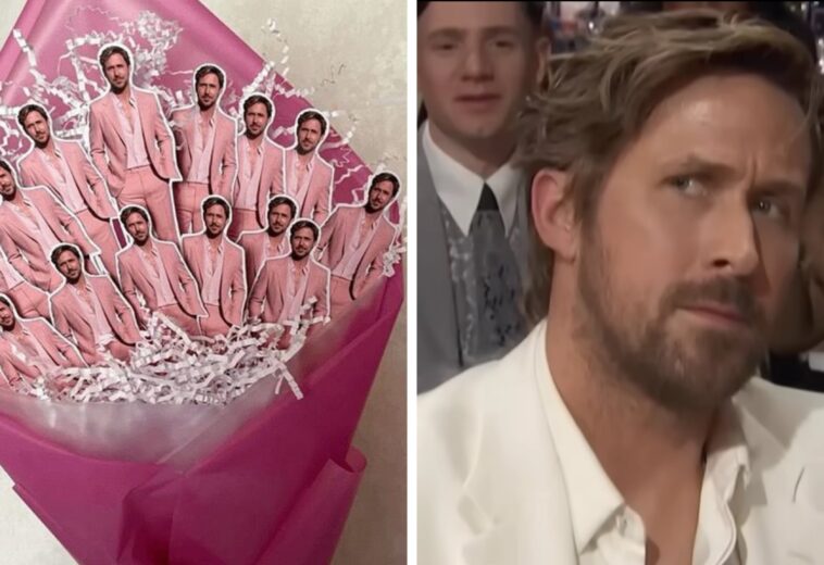 ¿Bouquets de Ryan Gosling? Este trend es el regalo perfecto para tu cita