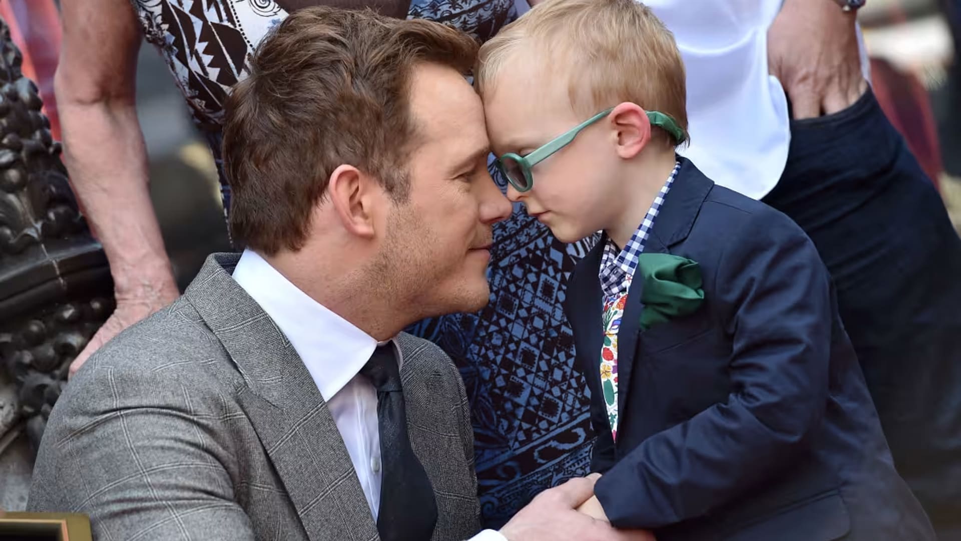 Chris Pratt y su hijo Jack