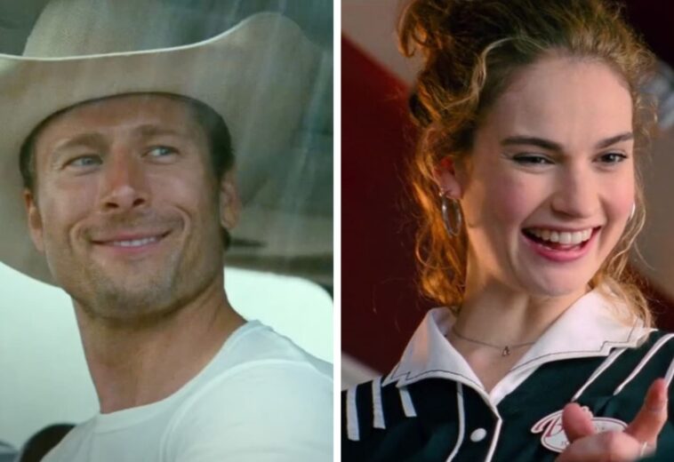 ¿Glen Powell y Lily James están saliendo? Por esto se rumora