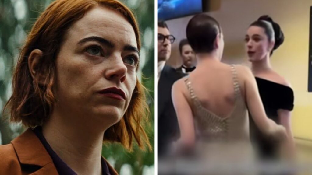 Margaret Qualley y emma stone se pelearon Oscar 2025