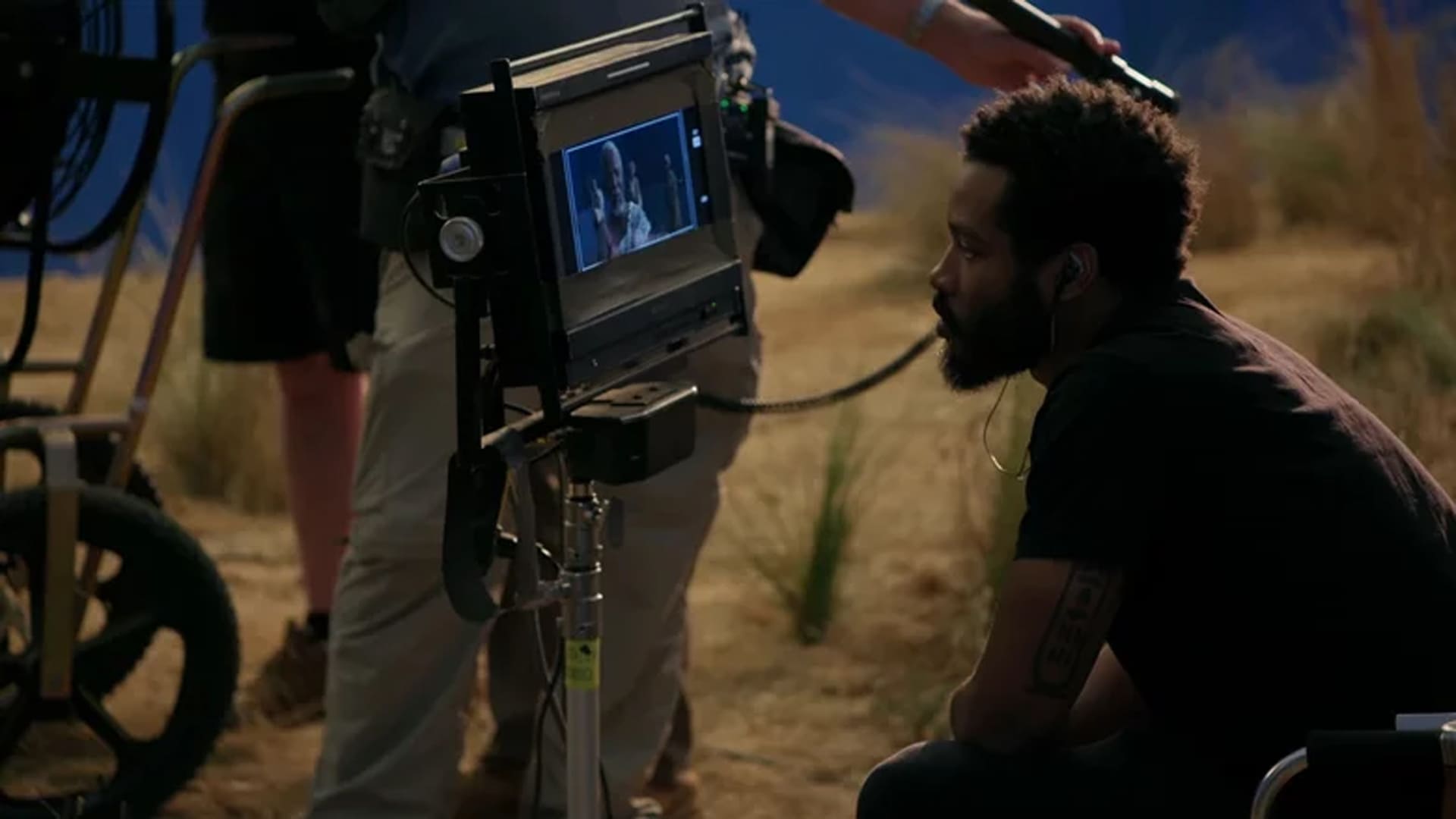 Ryan Coogler dirigiendo Pantera Negra