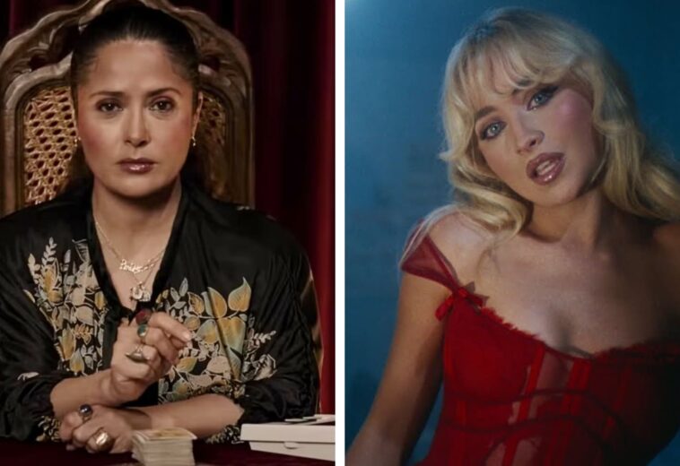 Salma Hayek arrestada por Sabrina Carpenter