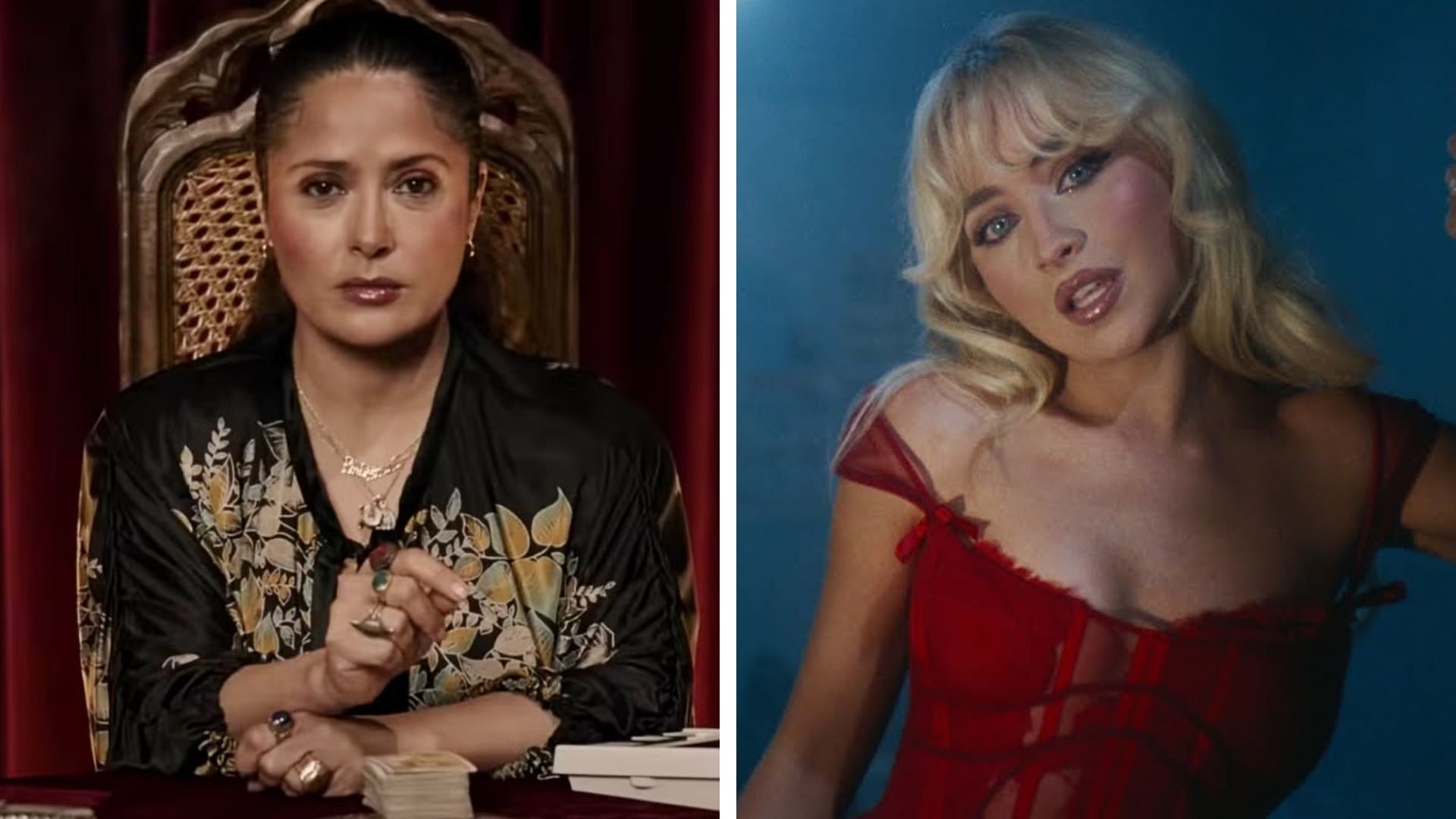 ¿Salma Hayek “arrestada”? Así fue su experiencia con Sabrina Carpenter