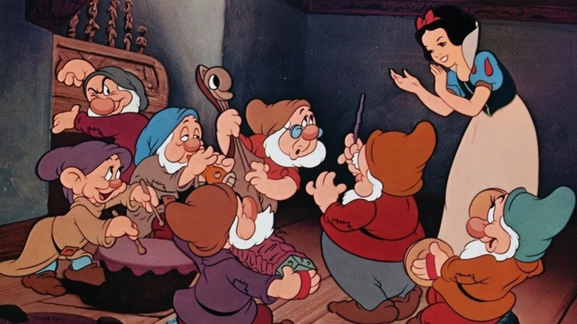 Escena de blancanieves