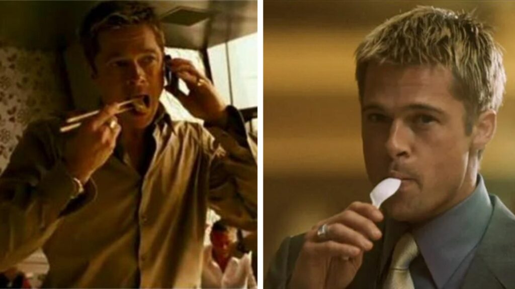 ¡Buen provecho! Esta es la razón por la que Brad Pitt siempre come en sus películas