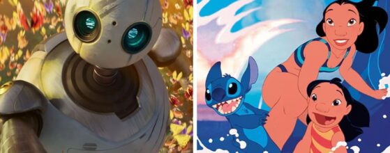 vínculo de robot salvaje y lilo & stitch