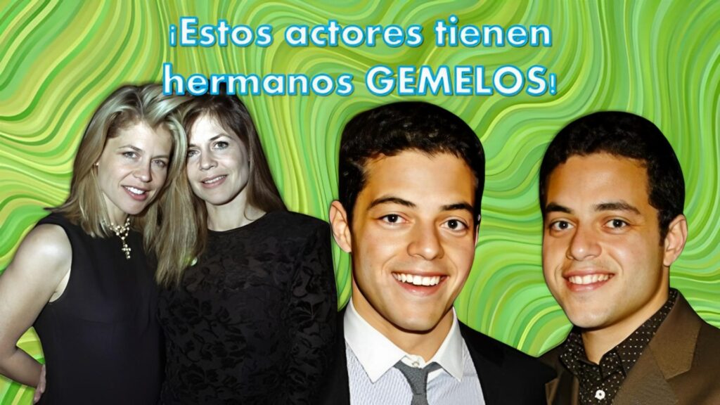 ¡Idénticos! Estos actores tienen gemelos