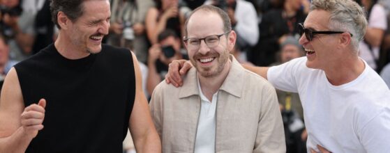 Ari Aster Joaquin Phoenix y Pedro Pascal Cannes 2025 Eddington