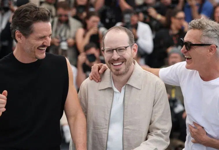 Ari Aster Joaquin Phoenix y Pedro Pascal Cannes 2025 Eddington