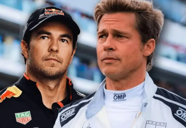 Checo Pérez y Brad Pitt en F1