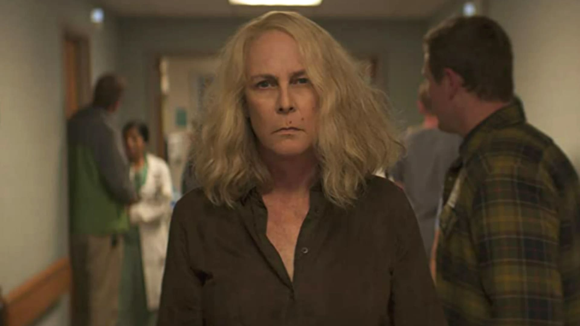 Halloween escena Laurie en el hospital