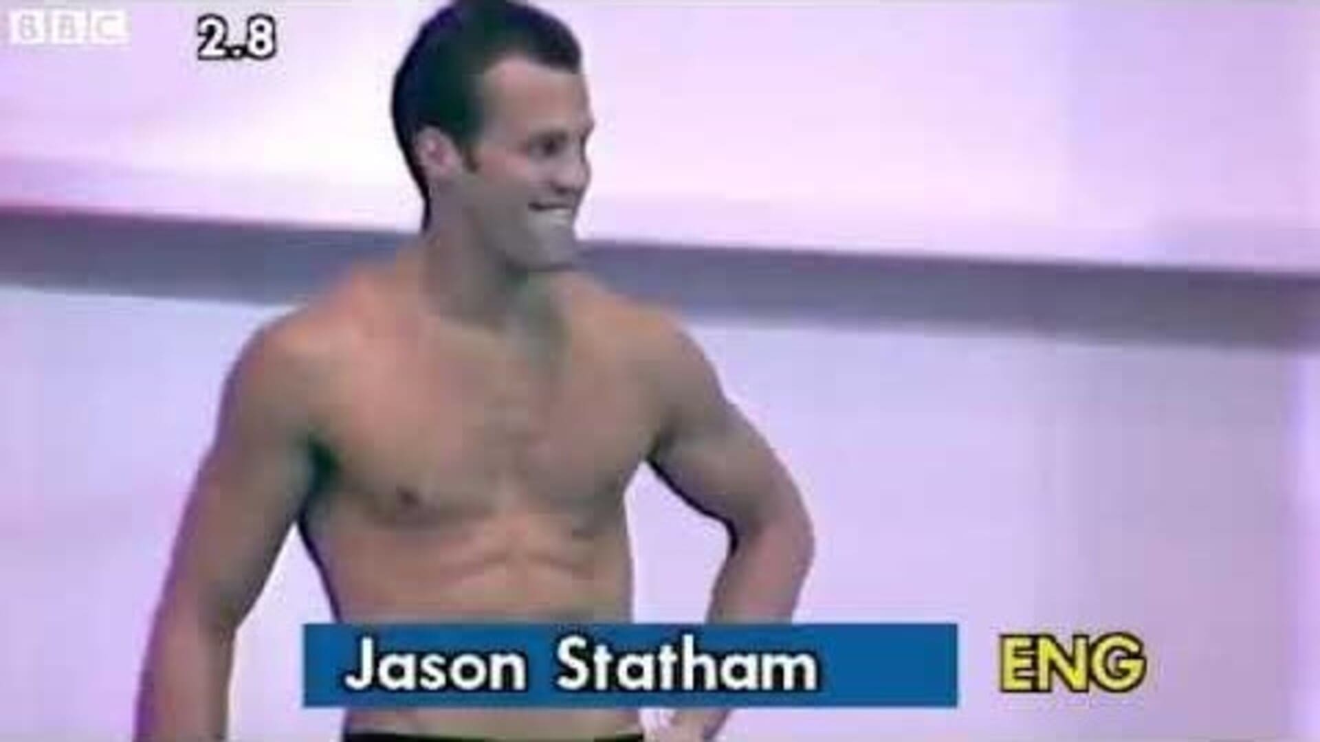 Jason Statham en su época de clavadista
