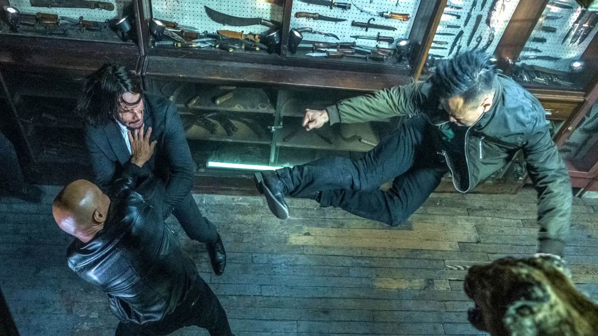 John Wick pelea cuchillos
