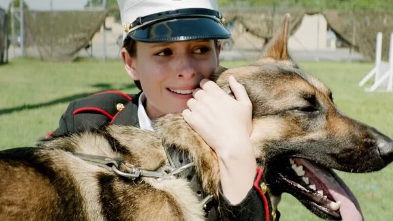Meagan Leavey escena perro