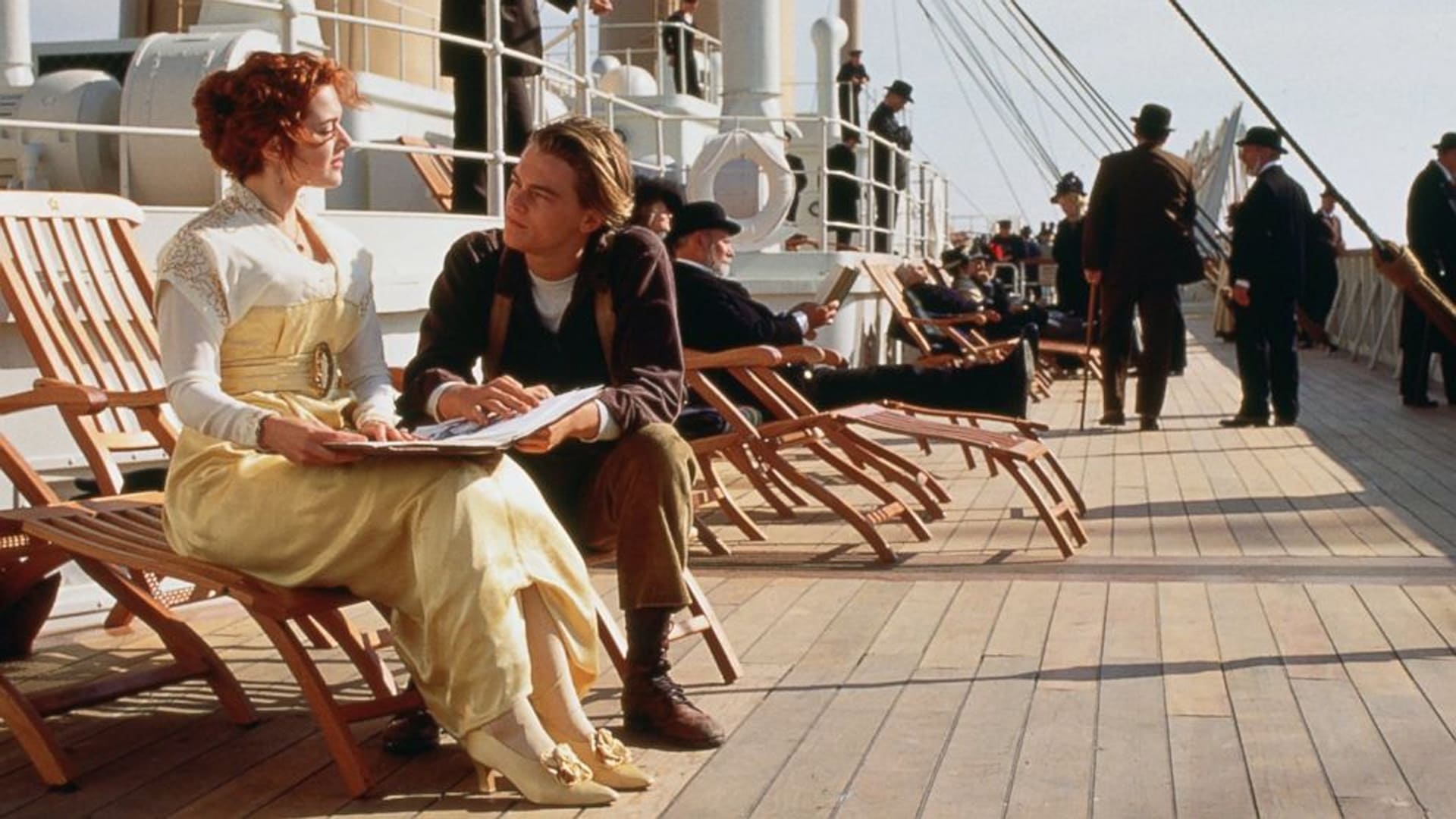 Titanic escena dibujos