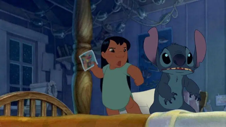 Lilo & stitch en su cuarto