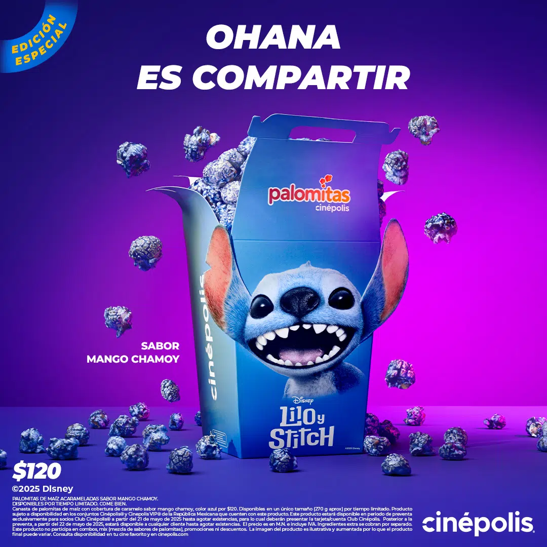 Palomitas Mango Chamoy de Lilo y Stitch