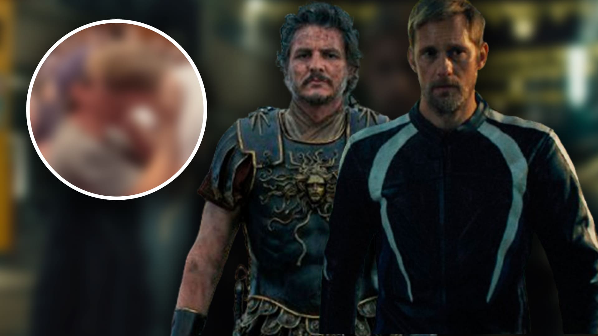 Beso de Pedro Pascal y Alexander Skarsgård en Cannes