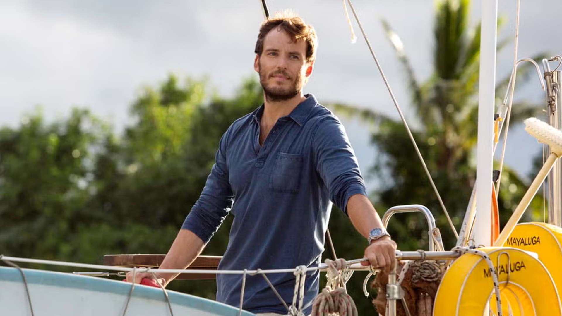 Sam Claflin en A la deriva