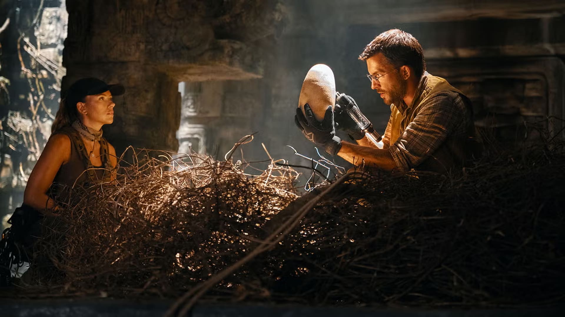 Jurassic World Renace escena huevos