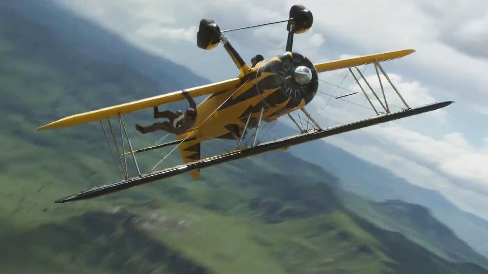 Tom Cruise avioneta amarilla