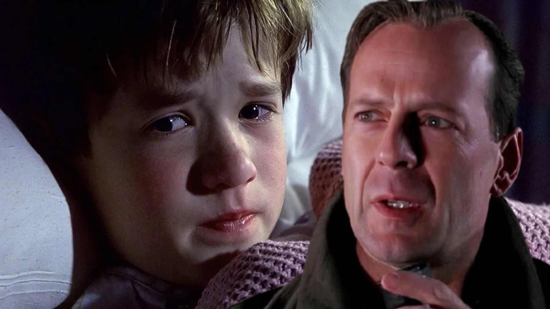 Veo gente muerta escena Bruce Willis