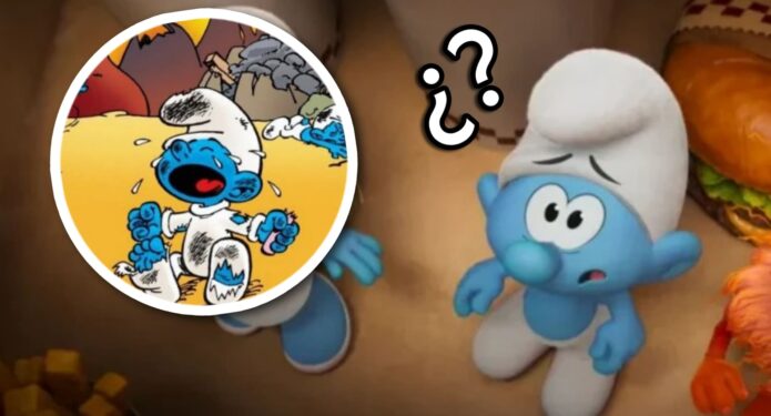 el oscuro origen de los pitufos
