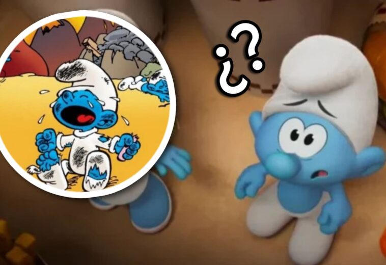 el oscuro origen de los pitufos