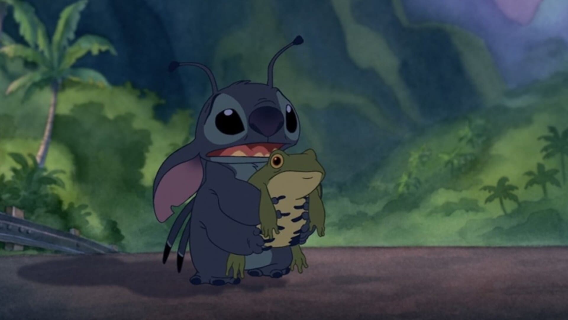 stitch y rana
