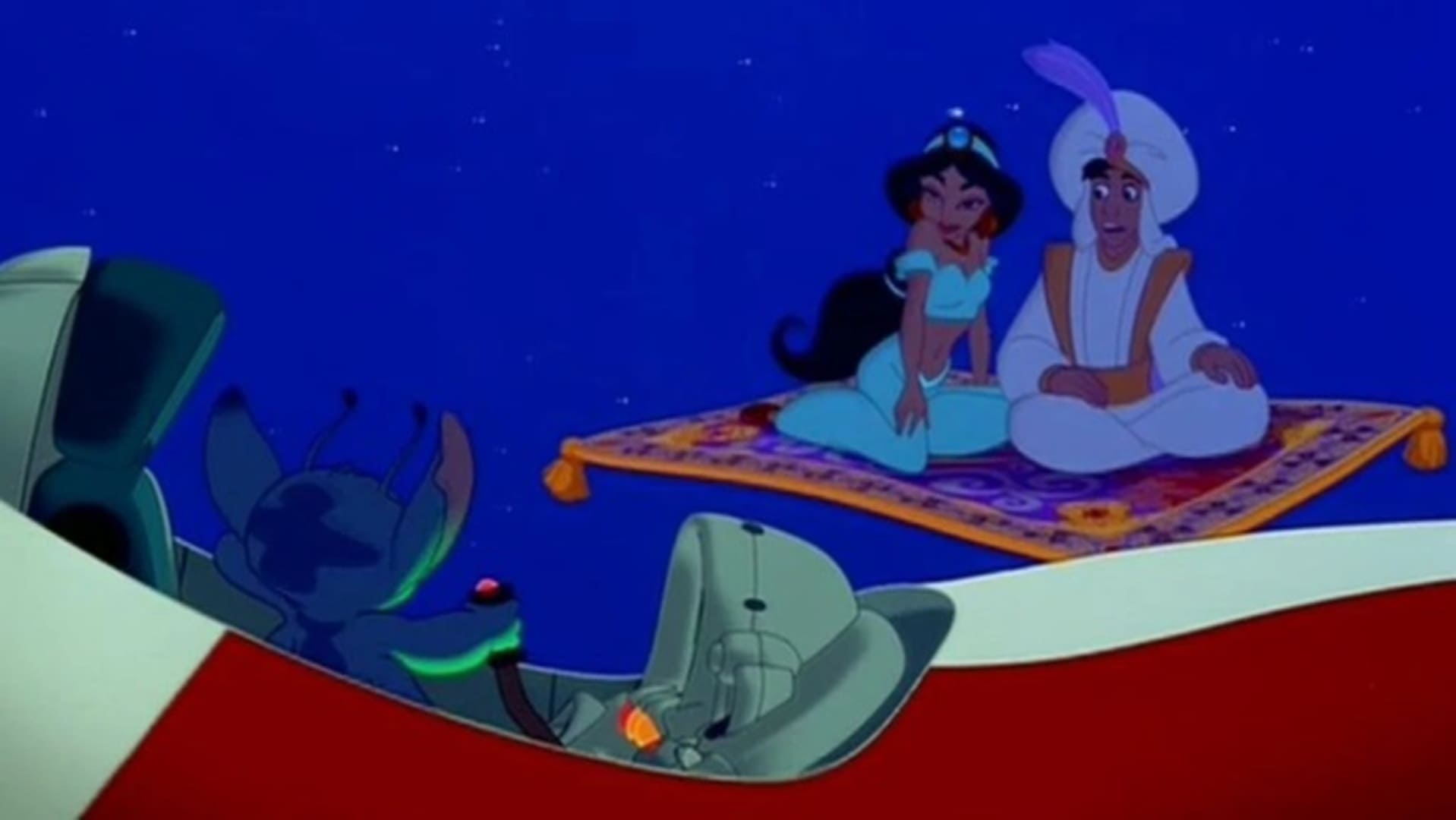 Stitch se roba a Jasmine