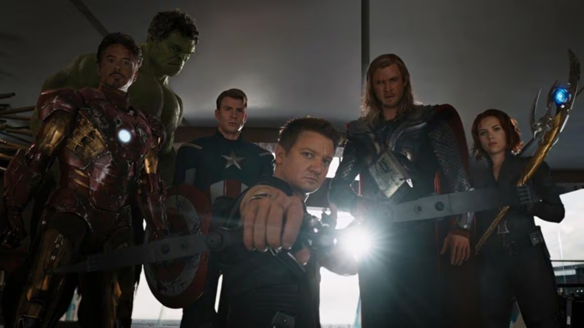 vengadores 1 escena