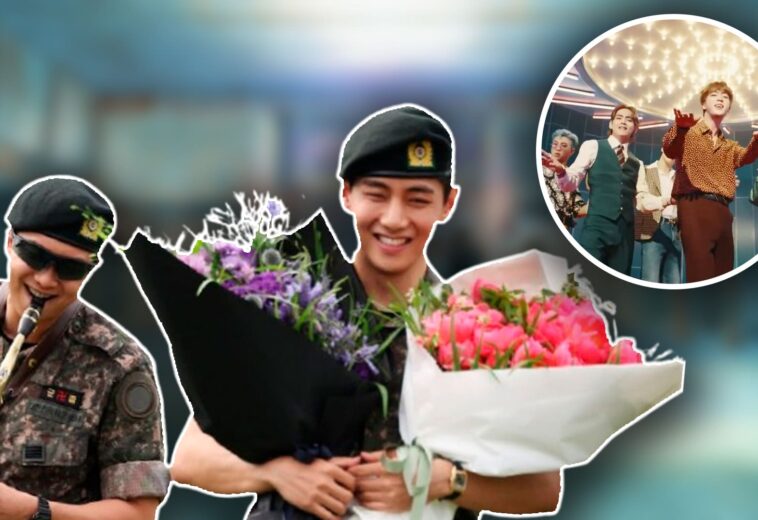 BTS regreso, RM y V terminan servicio militar